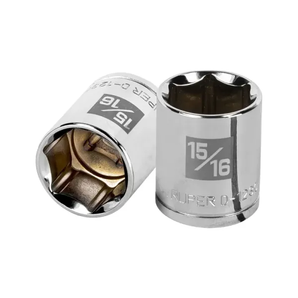 Copa Estándar 15/16" De 6 Puntas, Cuadrante De 1/2" Truper (D-1230-H - 13239)