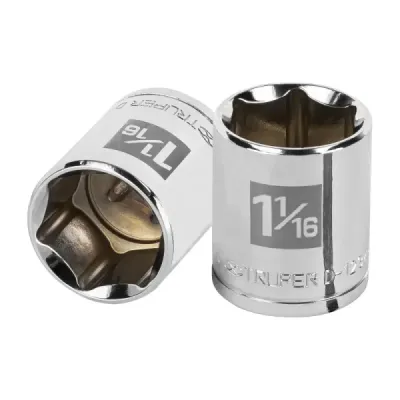 Copa Estándar 1.1/16" De 6 Puntas, Cuadrante De 1/2" Truper