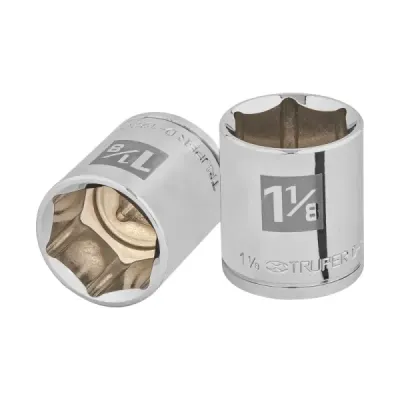 Copa Estándar 1.1/8" De 6 Puntas, Cuadrante De 1/2" Truper