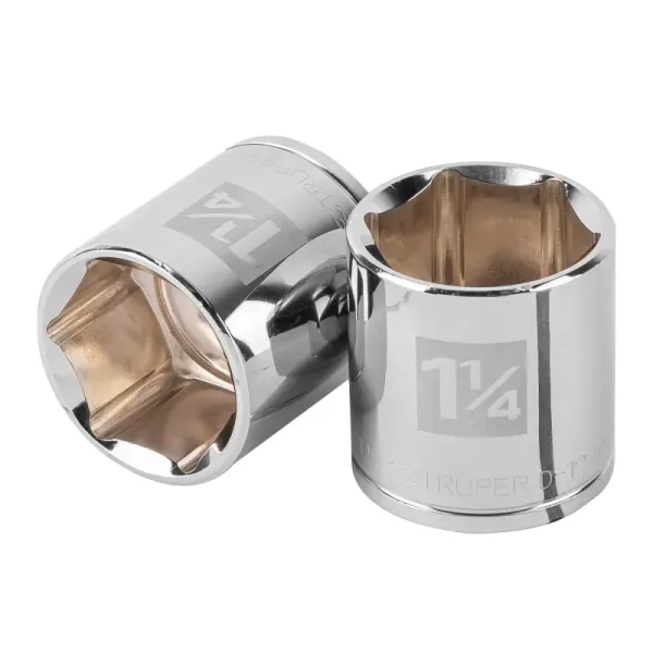 Copa Estándar 1.1/4" De 6 Puntas, Cuadrante De 1/2" Truper (D-1240-H - 13244)
