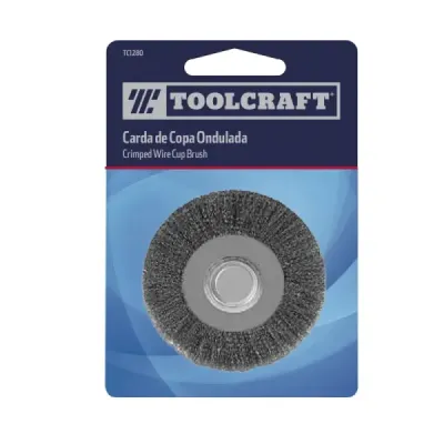 Grata Circular Ondulada 1.1/2' Toolcraft Con Alambre Grueso