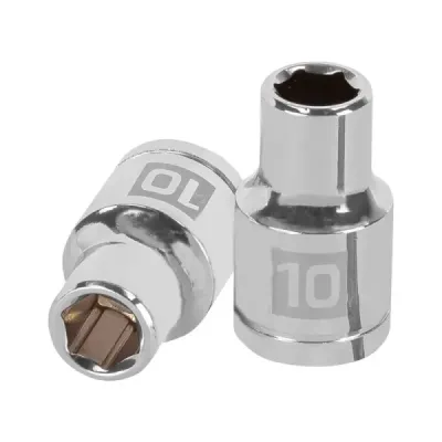 Copa Estándar 10 Mm De 6 Puntas, Cuadrante De 1/2" Truper