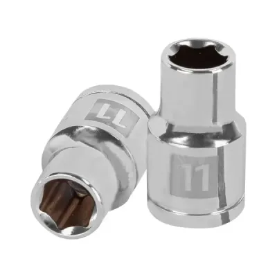 Copa Estándar 11 Mm De 6 Puntas, Cuadrante De 1/2" Truper