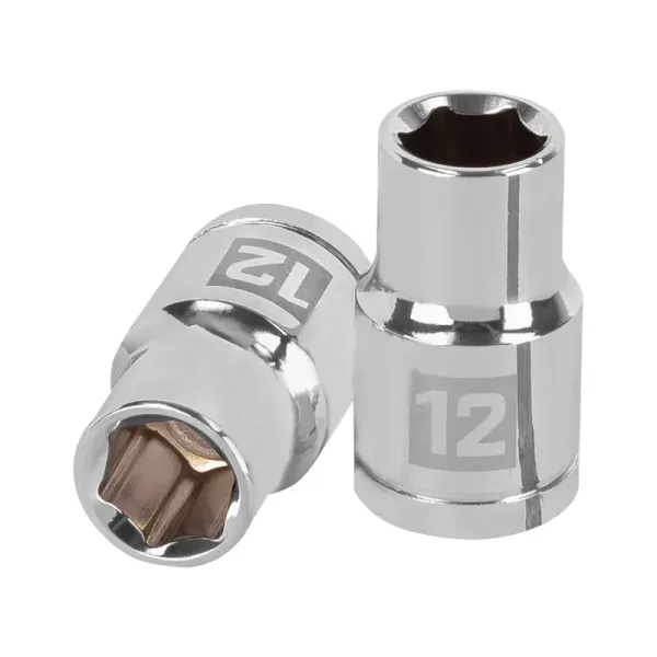 Copa Estándar 12 Mm De 6 Puntas, Cuadrante De 1/2" Truper (D-1212-M - 13262)