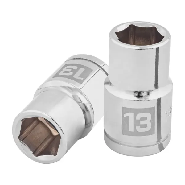 Copa Estándar 13 Mm De 6 Puntas, Cuadrante De 1/2" Truper (D-1213-M - 13263)