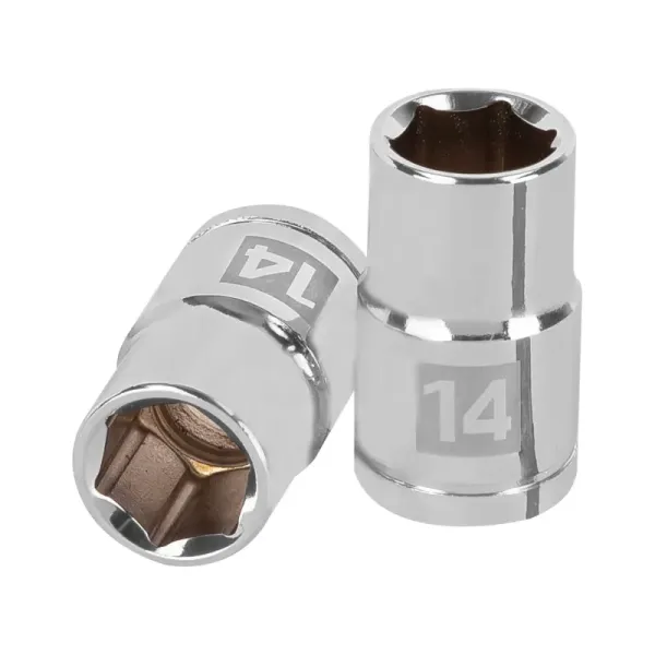 Copa Estándar 14 Mm De 6 Puntas, Cuadrante De 1/2" Truper (D-1214-M - 13264)
