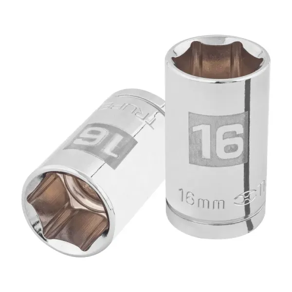 Copa Estándar 16 Mm De 6 Puntas, Cuadrante De 1/2" Truper (D-1216-M - 13266)