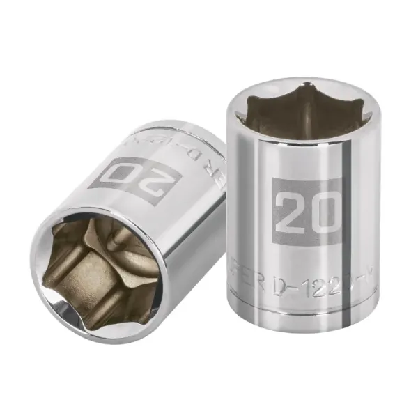 Copa Estándar 20 Mm De 6 Puntas, Cuadrante De 1/2" Truper (D-1220-M - 13270)