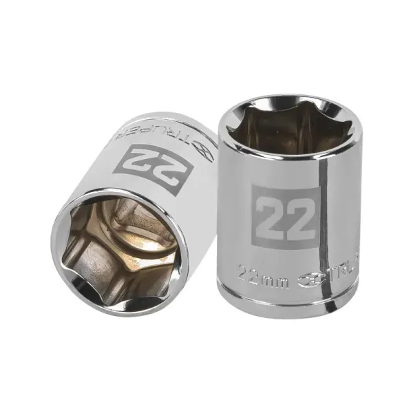 Copa Estándar 22 Mm De 6 Puntas, Cuadrante De 1/2" Truper (D-1222-M - 13272)