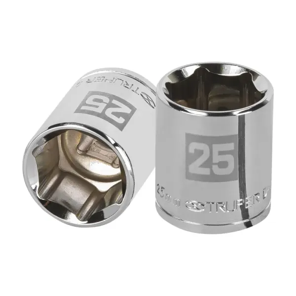 Copa Estándar 25 Mm De 6 Puntas, Cuadrante De 1/2" Truper (D-1225-M - 13275)