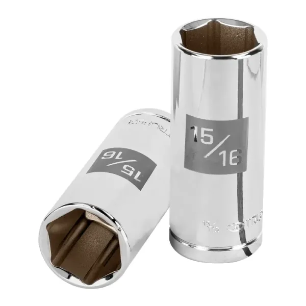 Copa Estándar Para Bujías 15/16", 6 Puntas, Cuadrante 1/2" Truper (D-1230-HL - 13332)