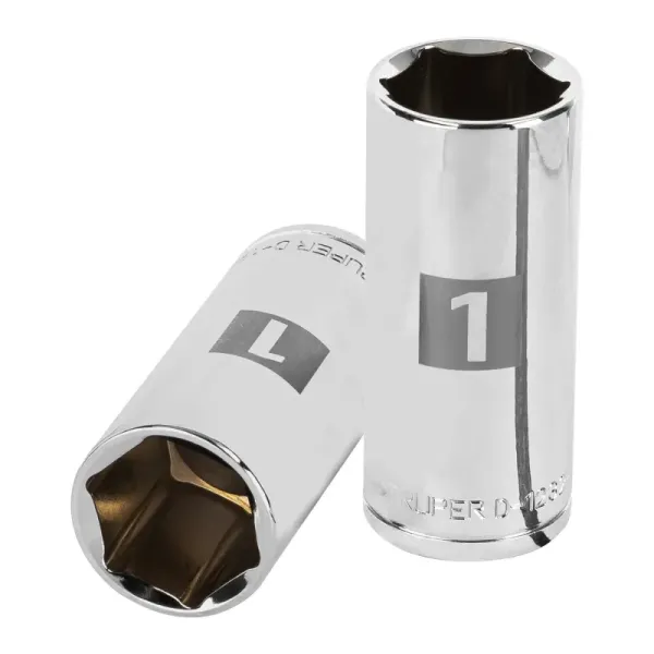 Copa Estándar Para Bujías 1", 6 Puntas, Cuadrante 1/2" Truper (D-1232-HL - 13333)