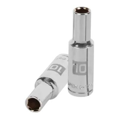 Copa Estándar Larga 10 Mm De 6 Puntas, Cuadrante De 1/2" Truper