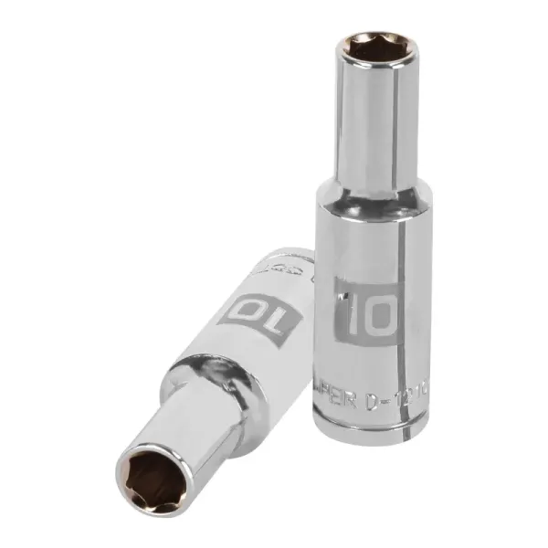 Copa Estándar Larga 10 Mm De 6 Puntas, Cuadrante De 1/2" Truper (D-1210-ML - 13350)