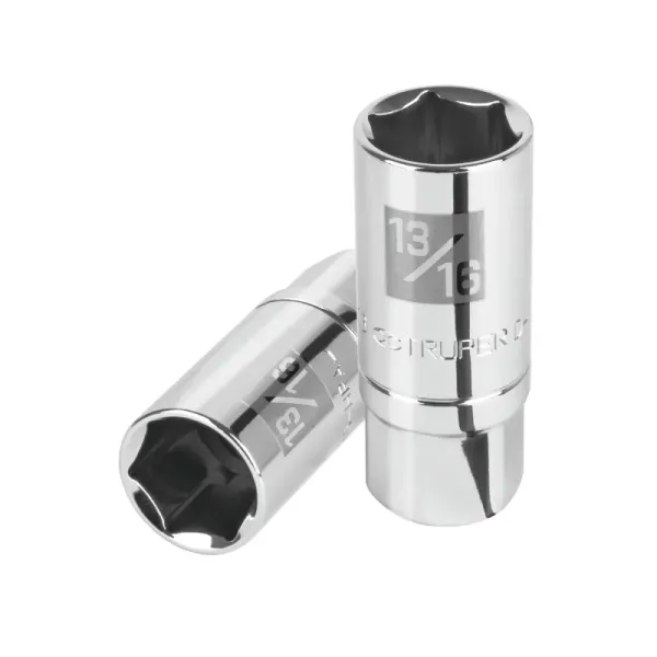 Copa Estándar Para Bujías 13/16", 6 Puntas, Cuadrante 1/2" Truper (D-1226-HPAL - 13366)