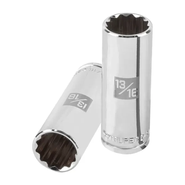 Copa Estándar Larga 13/16" De 12 Puntas, Cuadrante De 1/2" Truper (D-1226-EL - 13367)