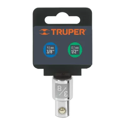Adaptador Para Ratchet Y Copas, Hembra 3/8", Macho 1/2" Truper