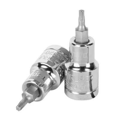 Copa Punta Torx T-20 Uso Profesional, Cuadrante De 1/2" Truper