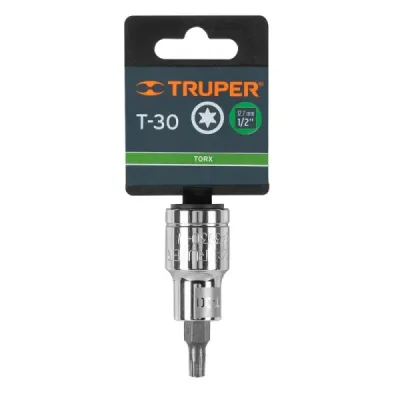 Copa Punta Torx T-30 Uso Profesional, Cuadrante De 1/2" Truper