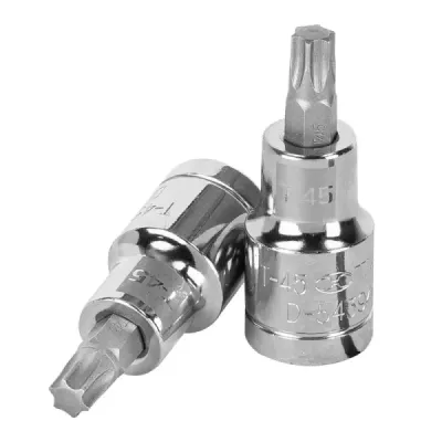 Copa Punta Torx T-45 Uso Profesional, Cuadrante De 1/2" Truper