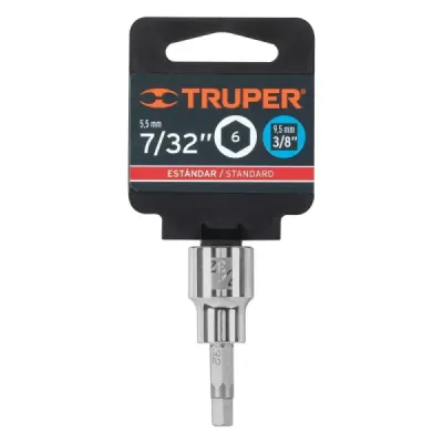Copa Estándar De Punta Bristol 7/32", Cuadrante De 3/8" Truper