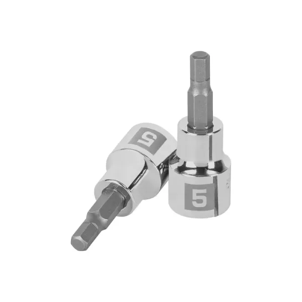 Copa Estándar De Punta Bristol 5 Mm, Cuadrante De 3/8" Truper (D-4990-5M - 13486)