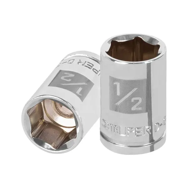 Copa Estándar 1/2" De 6 Puntas, Cuadrante De 3/8" Truper (D-3816-H - 13609)