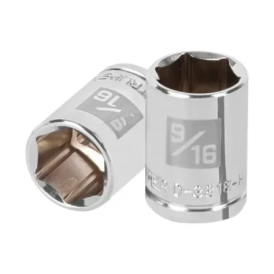Copa Estándar 9/16" De 6 Puntas, Cuadrante De 3/8" Truper