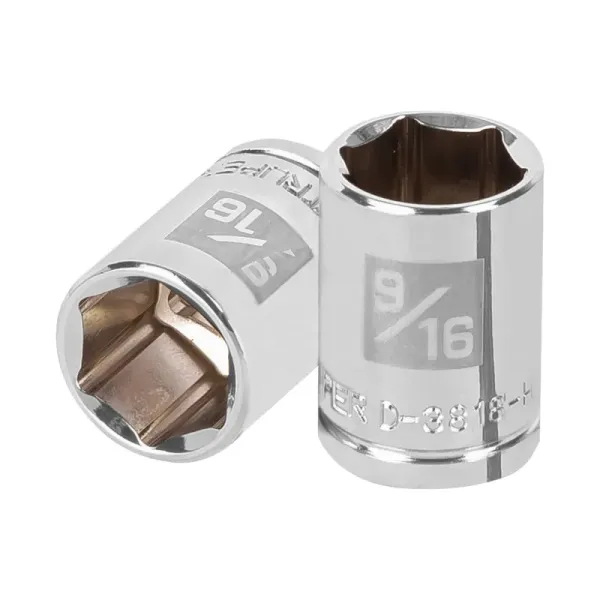 Copa Estándar 9/16" De 6 Puntas, Cuadrante De 3/8" Truper (D-3818-H - 13610)