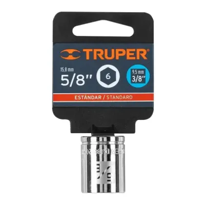 Copa Estándar 5/8" De 6 Puntas, Cuadrante De 3/8" Truper