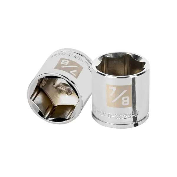 Copa Estándar 7/8" De 6 Puntas, Cuadrante De 3/8" Truper (D-3828-H - 13615)