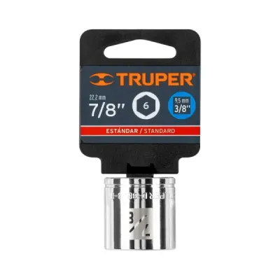 Copa Estándar 7/8" De 6 Puntas, Cuadrante De 3/8" Truper