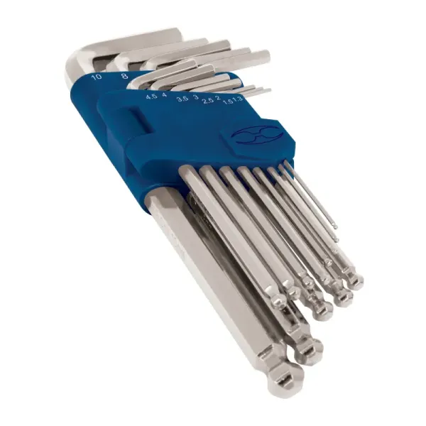 Juego De 13 Llaves Bristol Largas Punta Bola Métricas Truper (ALLX-13M - 13646)