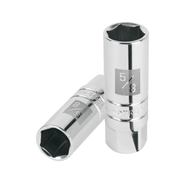 Copa Estándar Para Bujías 5/8", 6 Puntas, Cuadrante 3/8" Truper (D-3820-B - 13655)