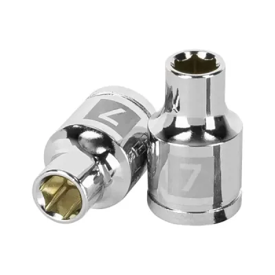 Copa Estándar 7 Mm De 6 Puntas, Cuadrante De 3/8" Truper