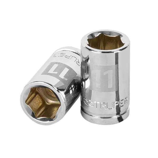 Copa Estándar 11 Mm De 6 Puntas, Cuadrante De 3/8" Truper (D-3811-HM - 13675)