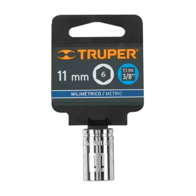 Copa Estándar 11 Mm De 6 Puntas, Cuadrante De 3/8" Truper