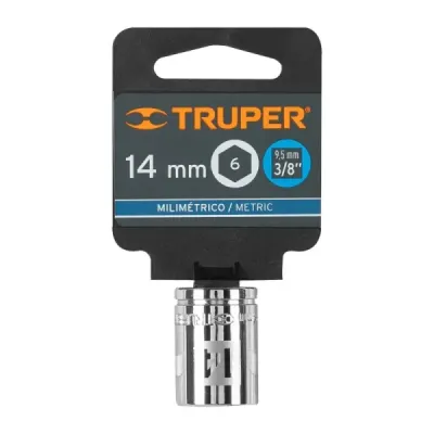 Copa Estándar 14 Mm De 6 Puntas, Cuadrante De 3/8" Truper