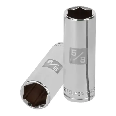Copa Estándar Larga 5/8" De 6 Puntas, Cuadrante De 3/8" Truper
