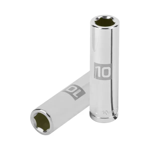 Copa Estándar Larga 10 Mm De 6 Puntas, Cuadrante De 3/8" Truper (D-3810-HM-L - 13770)