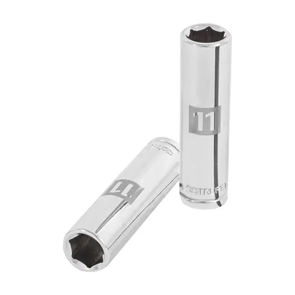 Copa Estándar Larga 11 Mm De 6 Puntas, Cuadrante De 3/8" Truper (D-3811-HM-L - 13771)