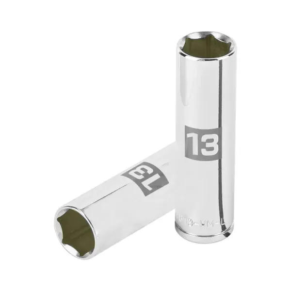 Copa Estándar Larga 13 Mm De 6 Puntas, Cuadrante De 3/8" Truper (D-3813-HM-L - 13773)