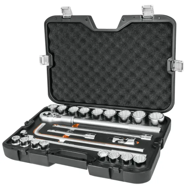 Juego De Copas 23 Piezas Métricas, Mando 3/4" Profesional Truper (JD-3/4X24M - 13874)