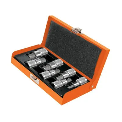Juego De 7 Copas Bristol 1/4" A 9/16", Cuadrante 1/2" Truper
