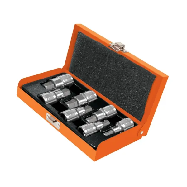Juego De 7 Copas Bristol 1/4" A 9/16", Cuadrante 1/2" Truper (JPH-1/2X7PH - 13929)