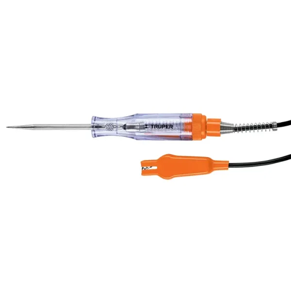 Tester De Corriente De 20 Cm, Incluye Caimán, Calibre 2 Mm Truper (PROCO-20X - 13985)