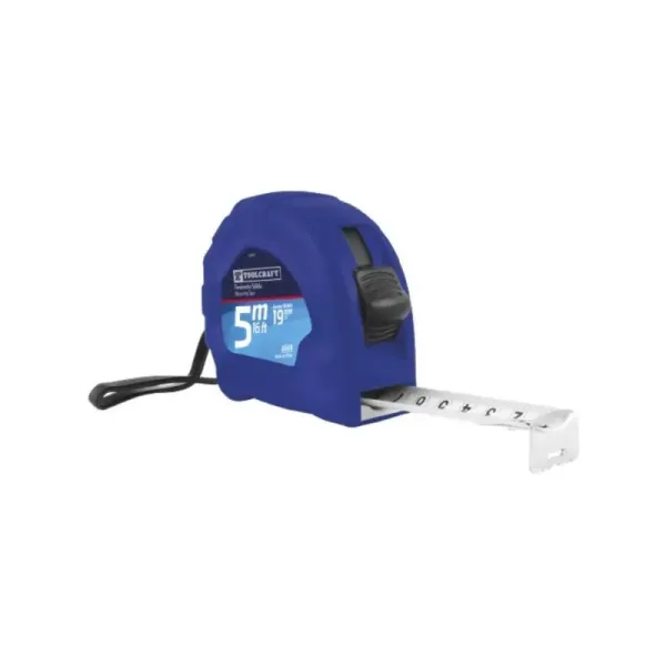 Flexómetro De 3 M Cuerpo Sólido Toolcraft Cinta Blanca 1/2' (TC1488)