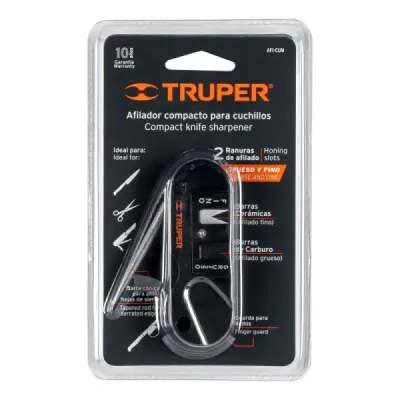 Mini Afilador De Cuchillos Para Hojas Gruesas Y Delgadas Truper