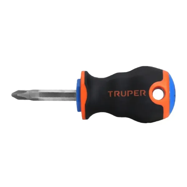 Destornillador De Estrella 1/4" X 1.1/2", Comfort Grip Truper (DP-1/4X1-1/2B - 14073)