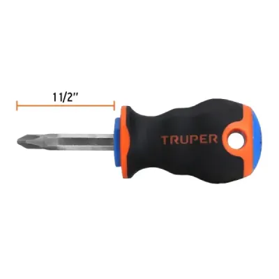Destornillador De Estrella 1/4" X 1.1/2", Comfort Grip Truper